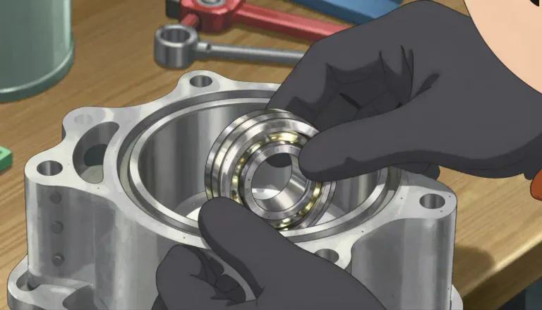Visual representation of "babbitt" - A type of soft metal used in some mechanical parts.