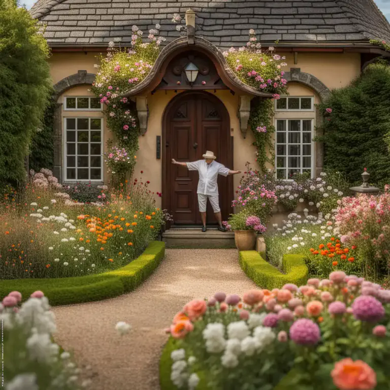 Visual representation of "gatehouse" - A small house at the entrance to the grounds of a large house, where a gatekeeper lives.