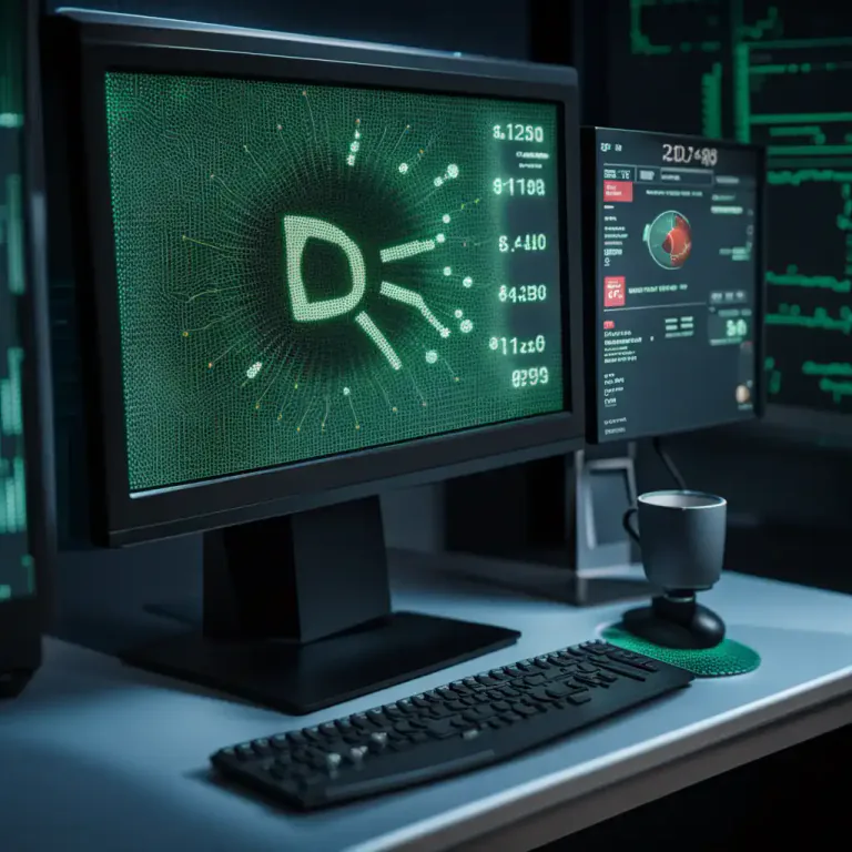 Visual representation of "machine" - A computer.