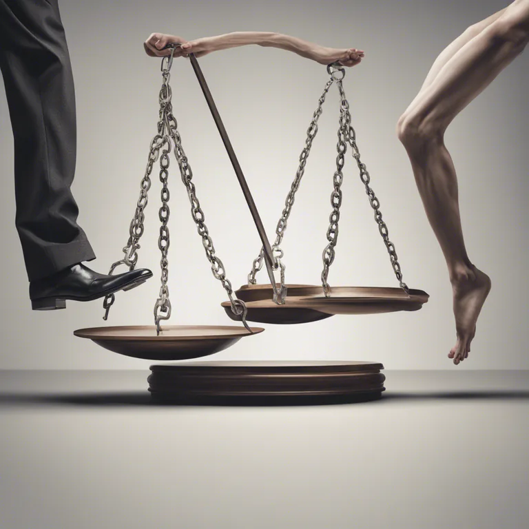 Visual representation of "not have a leg to stand on" - To be in a situation where you cannot prove or support what you say
