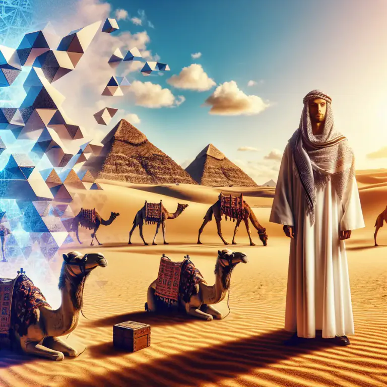 Visual representation of "egyptian" - Of, from, or related to Egypt.