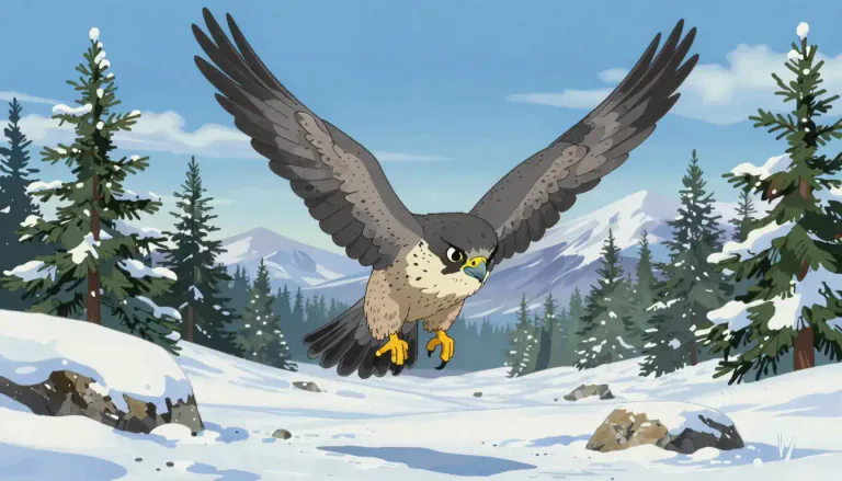 Visual representation of "merlin" - A small bird of prey that is found in the northern parts of the world.