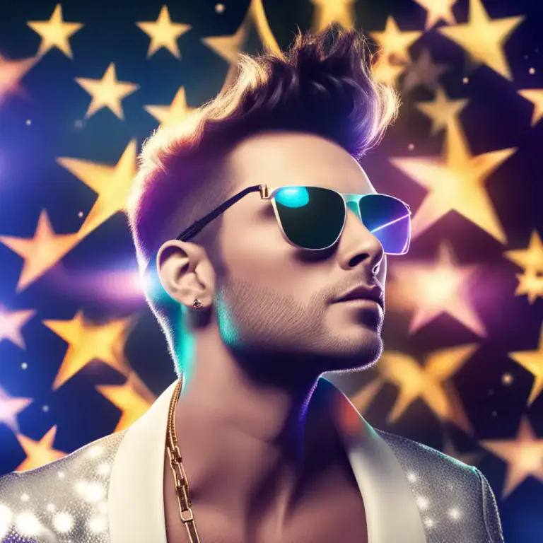 Visual representation of "nova" - A new trendy or innovative thing or person