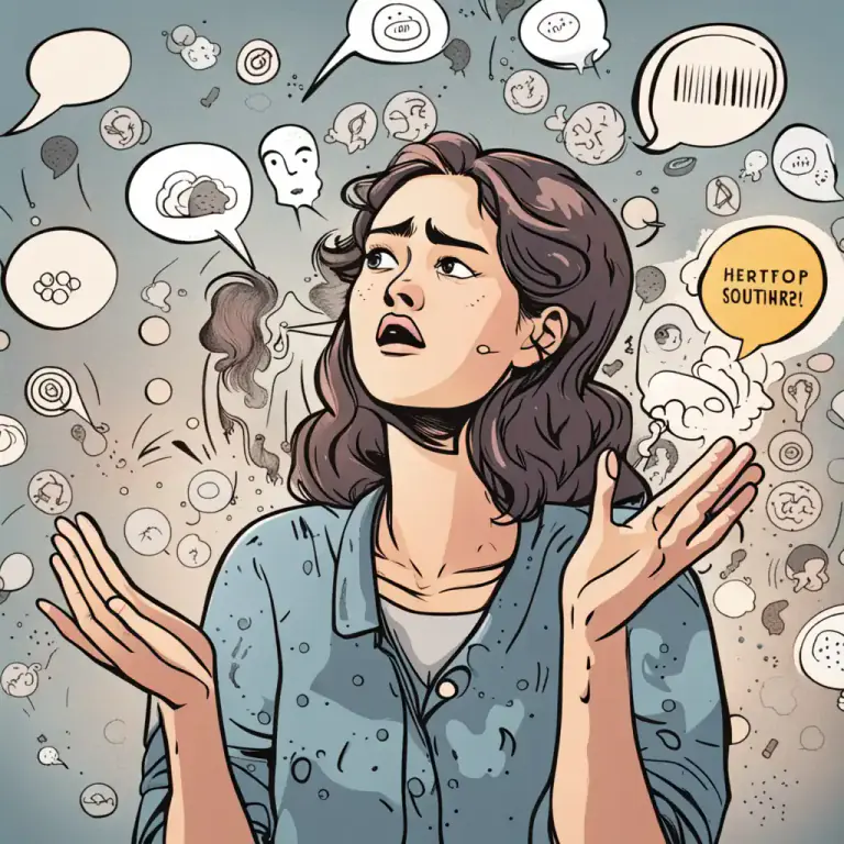 Visual representation of "don’t tell me" - Used to communicate that you do not want to hear or know about something