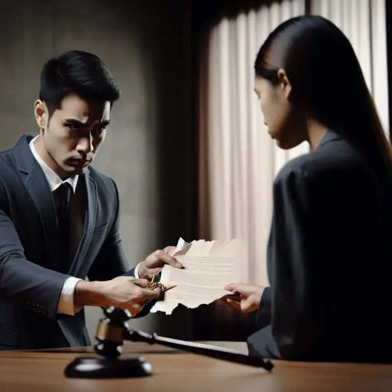Visual representation of "actionable" - In law, when a person can make a legal claim against someone.