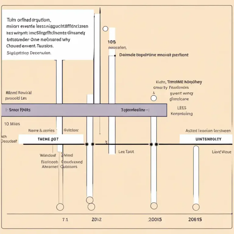 Visual representation of "blip" - A brief, unimportant event that does not last long and does not have much impact