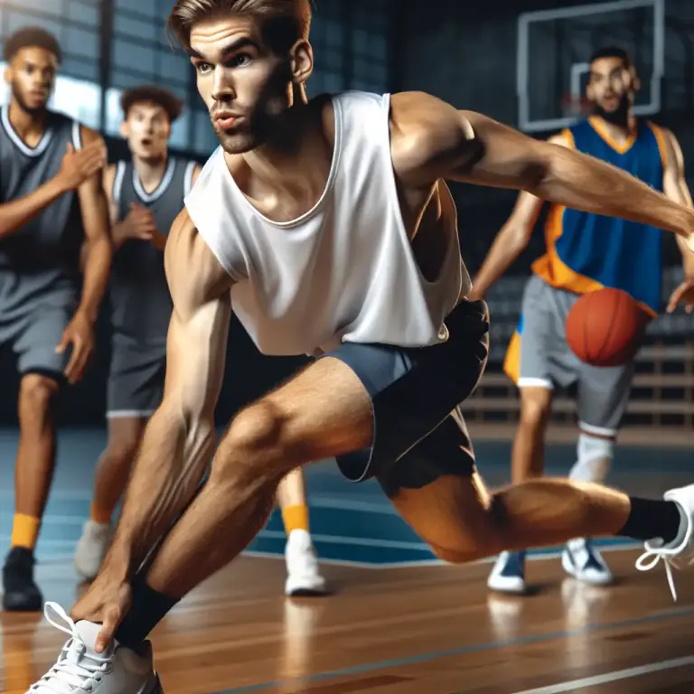 Visual representation of "pivot" - In basketball, to keep one foot in place while moving the other