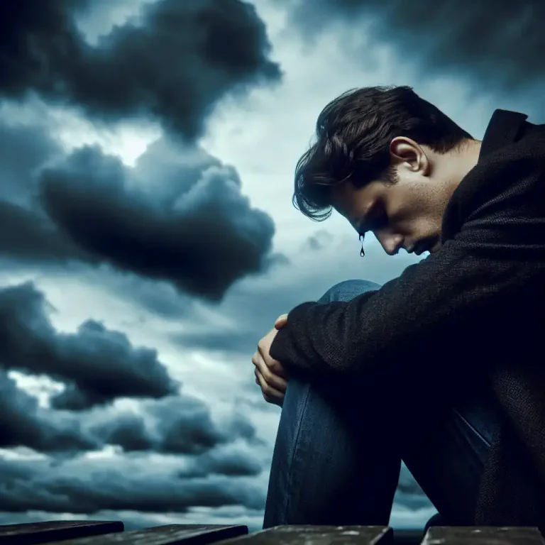 Visual representation of "sorrowful" - Causing or connected with deep sadness