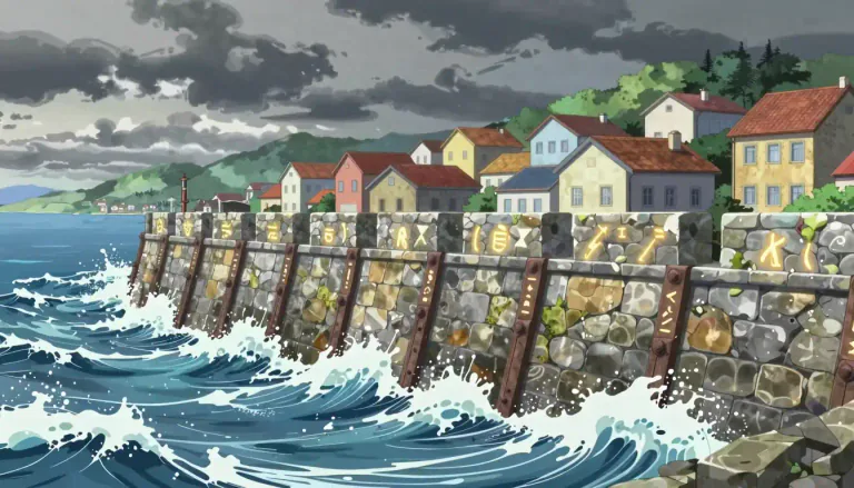 Visual representation of "bulwark" - A strong support or protection.