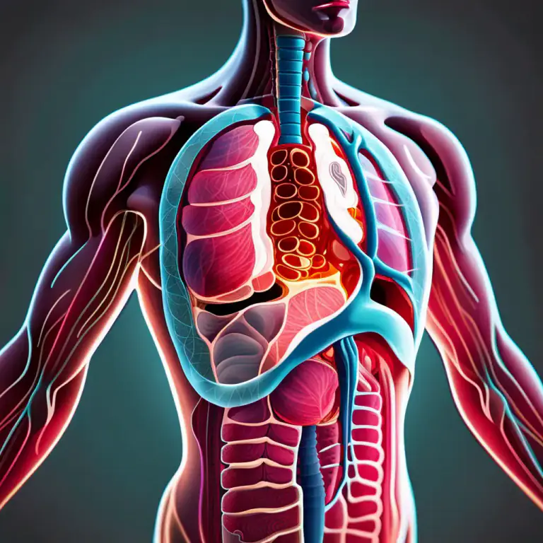Visual representation of "visceral" - Related to the internal parts of the body, especially the gut