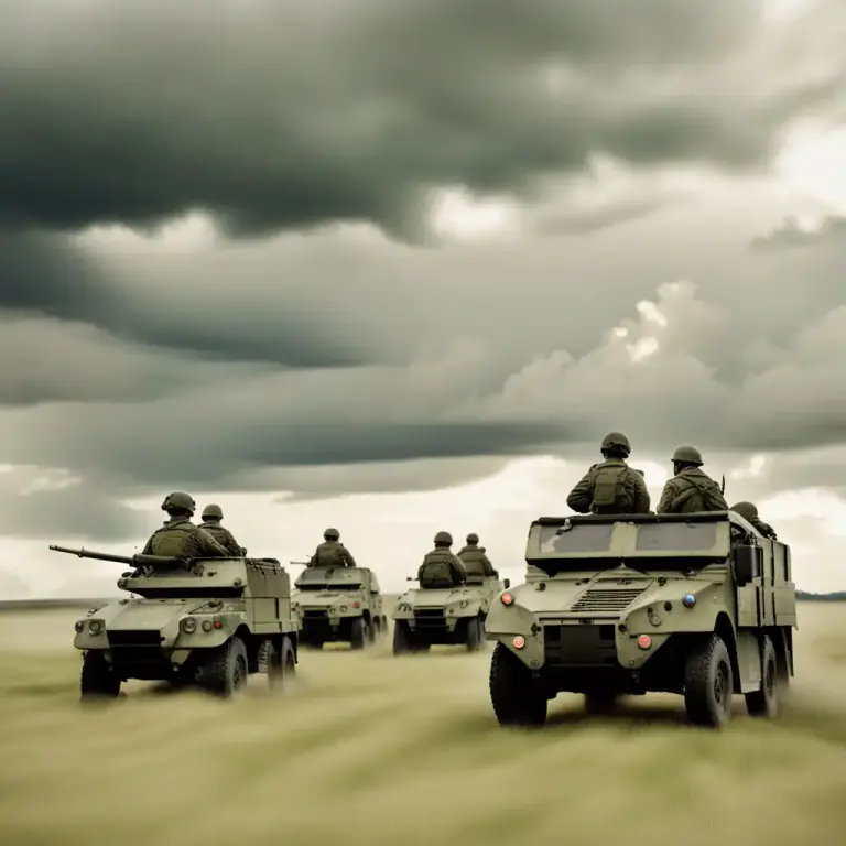 Visual representation of "motorized" - Having an equipped force of motor vehicles, especially as distinguished from horse-drawn or foot forces.