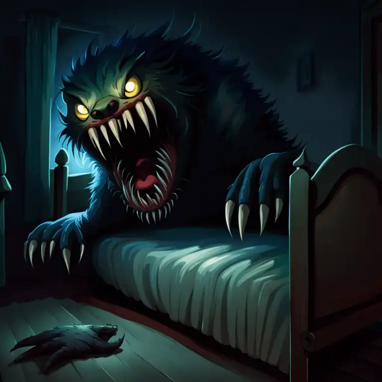 Visual representation of "creature" - An imaginary, strange or frightening animal