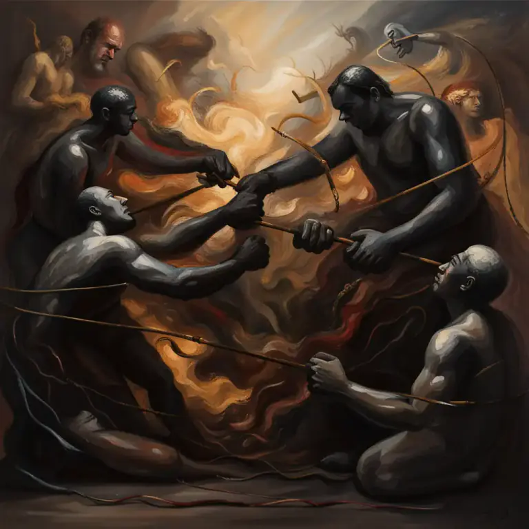 Visual representation of "enact" - To represent or show something in a particular way.