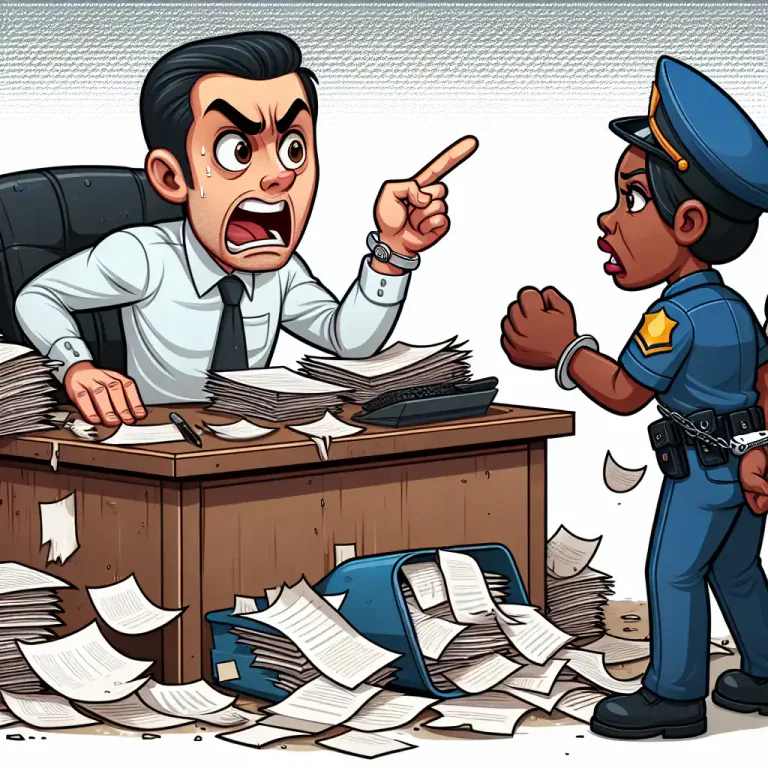 Visual representation of "vexation" - The act of harassing or causing trouble