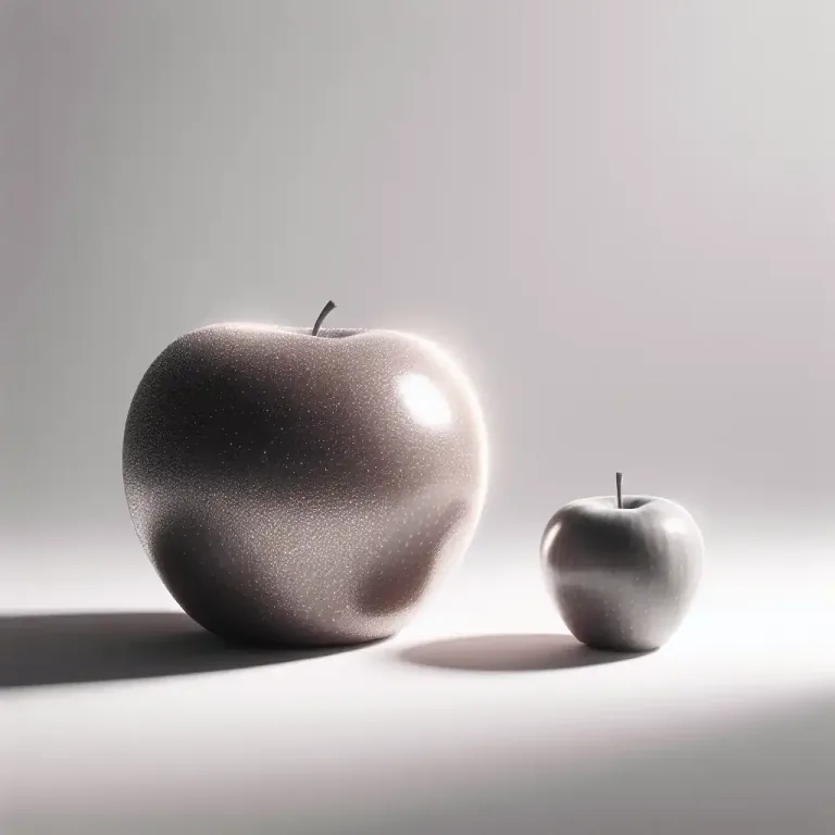 Visual representation of "far" - By a great deal