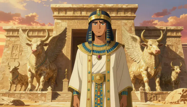 Visual representation of "assyrian" - A member of the indigenous people of the ancient Assyrian Empire.
