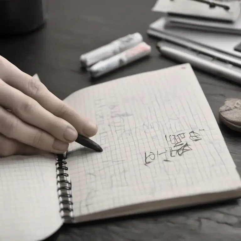 Visual representation of "scratch out" - To erase or remove something by rubbing or scraping.