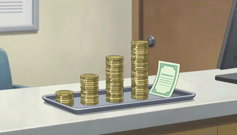Visual representation of "triple" - To make or become three times as much
