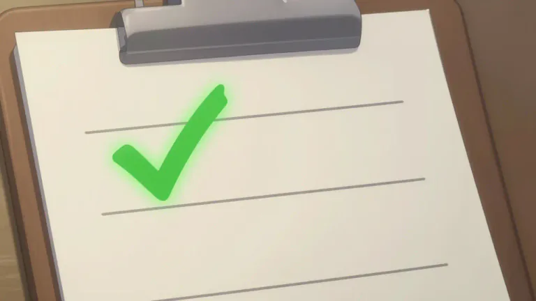 Visual representation of "checkmark" - A symbol (✓) that indicates something has been checked, confirmed, or approved.