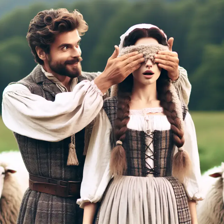 Visual representation of "wool" - The fleece from sheep, used metaphorically to indicate trickery or deceit