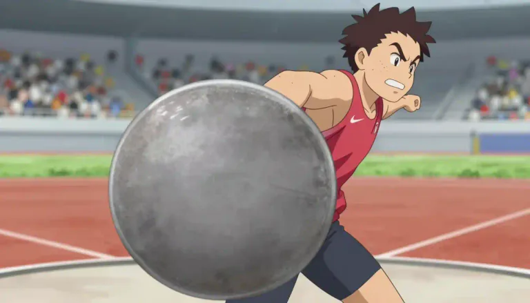 Visual representation of "discus" - A heavy flat round object that athletes throw as far as they can as a sport.