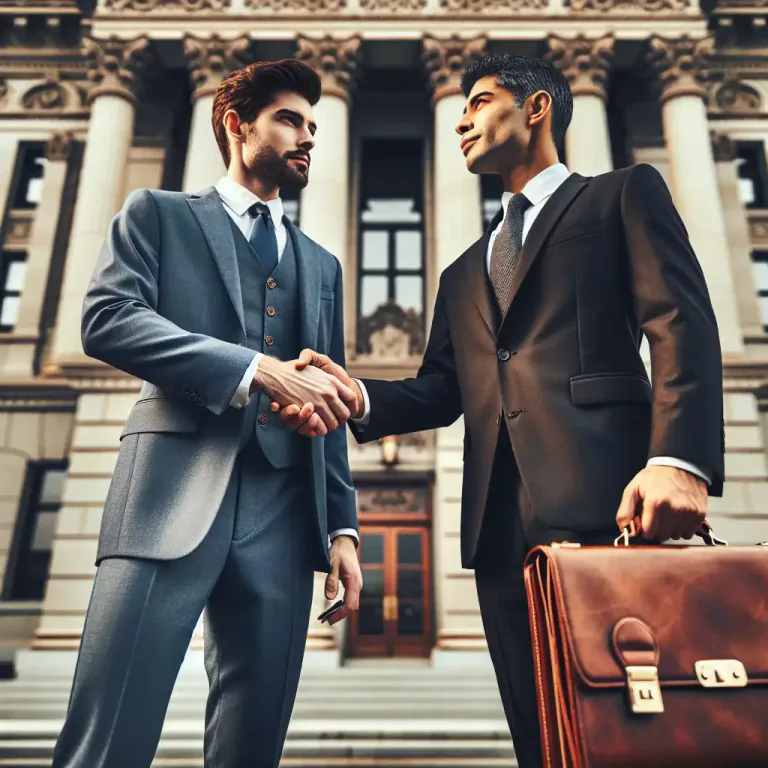 Visual representation of "entrust" - To give authority to someone because you trust them.