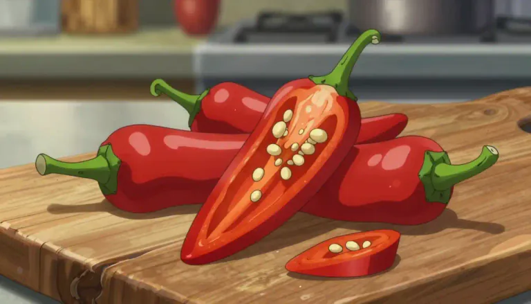 Visual representation of "tabasco" - The small, red pepper from which the hot sauce is made, known for its heat.