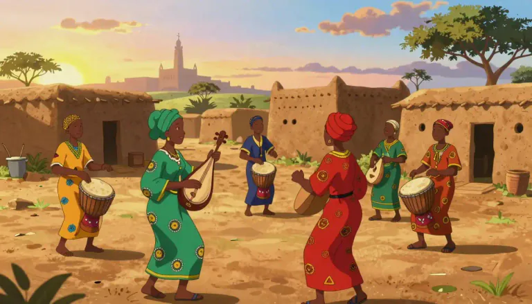Visual representation of "malian" - Relating to the West African country of Mali.