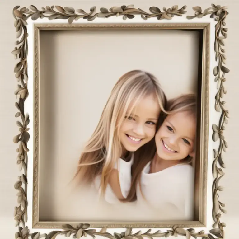 Visual representation of "border" - A decorative strip around the edge of something, like a page or a picture frame.