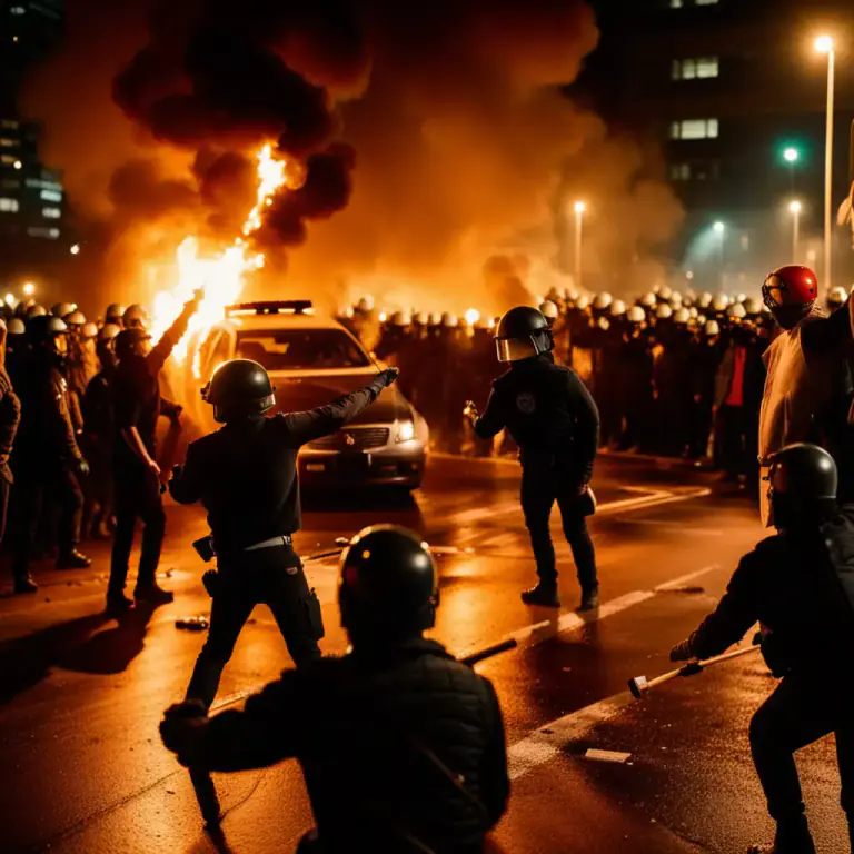 Visual representation of "torch" - To burn or set on fire