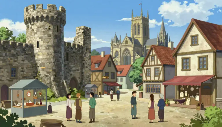 Visual representation of "heritage" - Things like traditions, buildings or objects, that have been part of a way of life or community for many years.