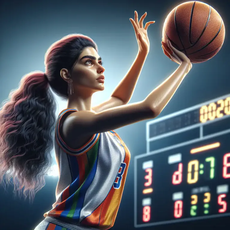 Visual representation of "get off the mark" - To start scoring points in a game.