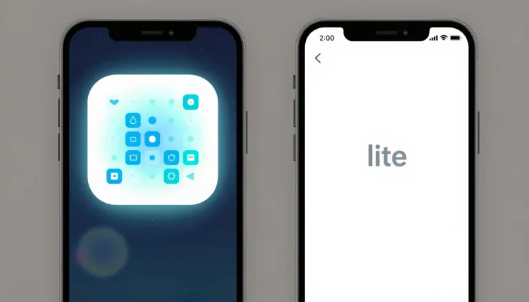 Visual representation of "lite" - Something that is a simpler, less complex or less intense version of something else.