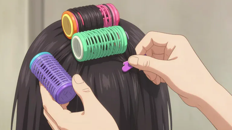 Visual representation of "curler" - A device used to make hair curly