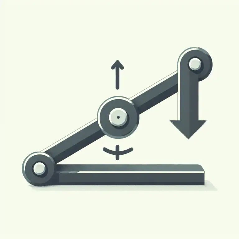 Visual representation of "moment" - In physics, the turning effect produced by a force on an object.