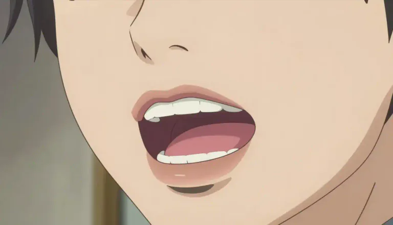Visual representation of "mouth" - The part of the face that is used for eating and talking