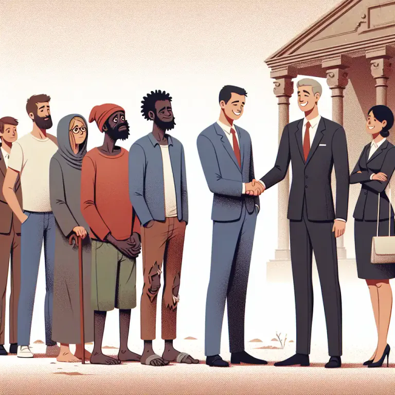Visual representation of "preferential" - Relating to the practice of giving better treatment to some people