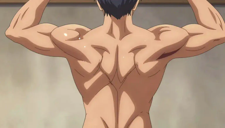 Visual representation of "latissimus" - A large muscle in the back that helps to move the arm and the shoulder.