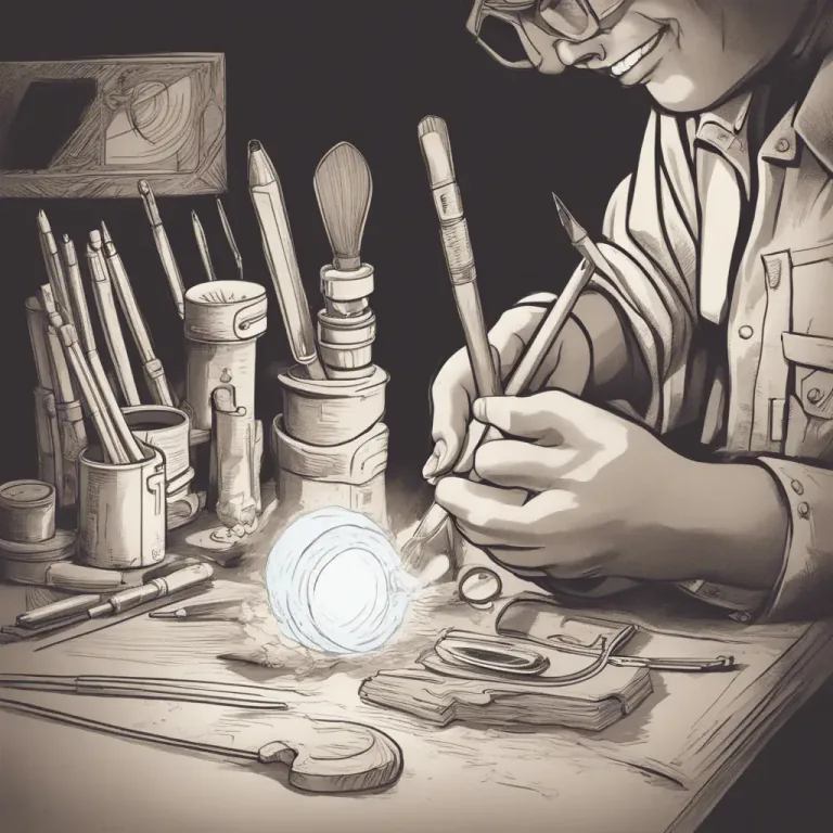 Visual representation of "make something good" - To create something that has a good quality, value, or effect