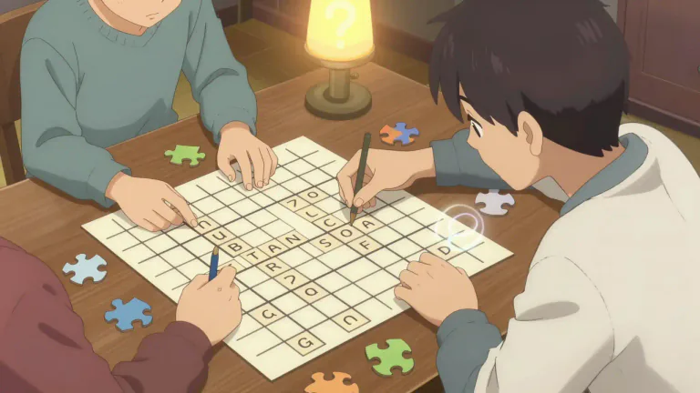 Visual representation of "puzzle" - A game or problem that tests your skill or knowledge.