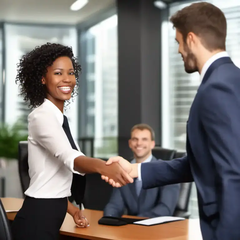 Visual representation of "good job!" - An employment that is satisfying and well-paying