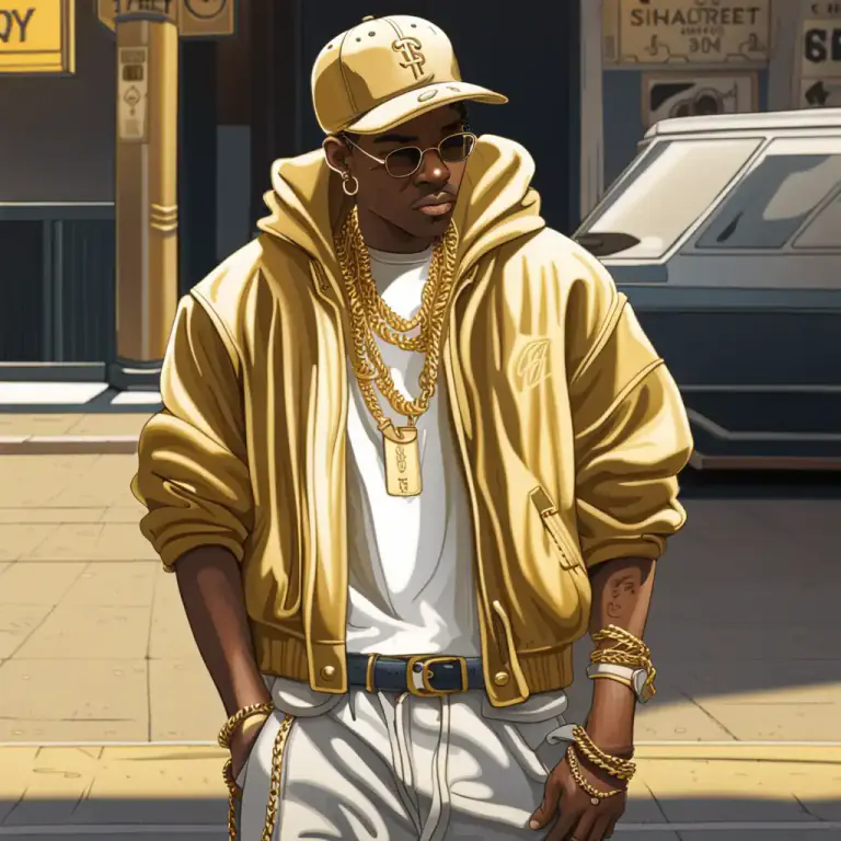 Visual representation of "ghetto" - Relating to the poor or 'street' culture