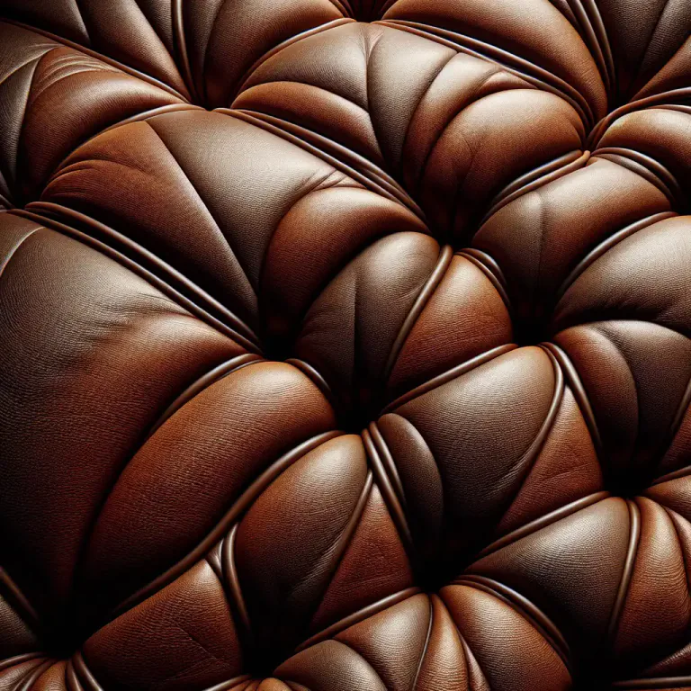 Visual representation of "leather" - Of or like leather in appearance or texture