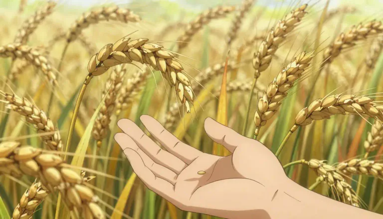Visual representation of "einkorn" - Einkorn is a type of ancient wheat that is known for its high nutritional value and is considered one of the earliest cultivated grains.
