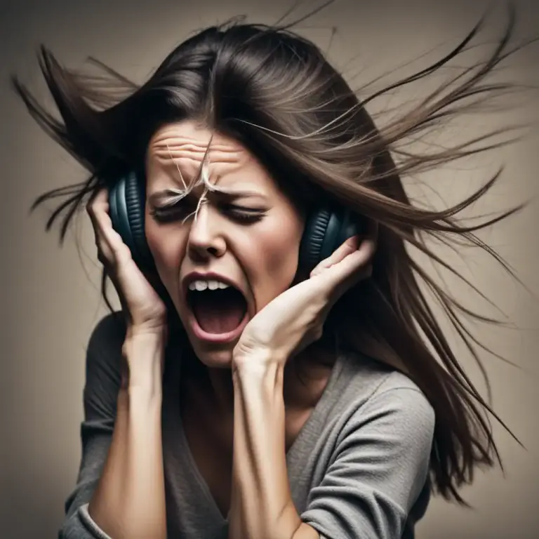 Visual representation of "lose your mind" - To become extremely upset or angry