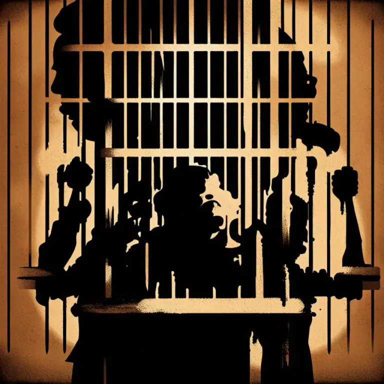 Visual representation of "conspiracy" - The act of secretly planning to do something that is harmful or illegal