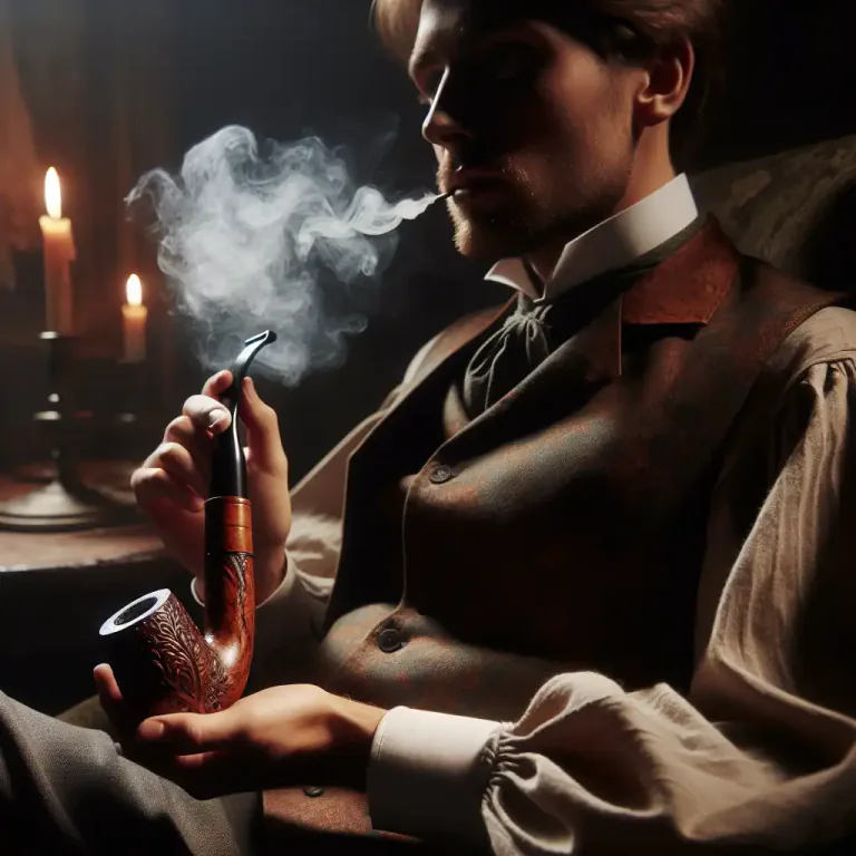 Visual representation of "briar" - The pipe made from the root of the briar plant