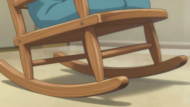 Visual representation of "rocker" - A curve or device on the bottom of something that allows it to rock back and forth