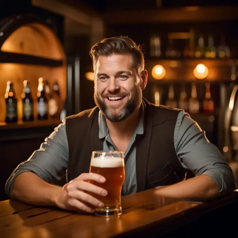 Visual representation of "on draught" - A drink, especially beer, served from a barrel or tank rather than from a bottle or can.