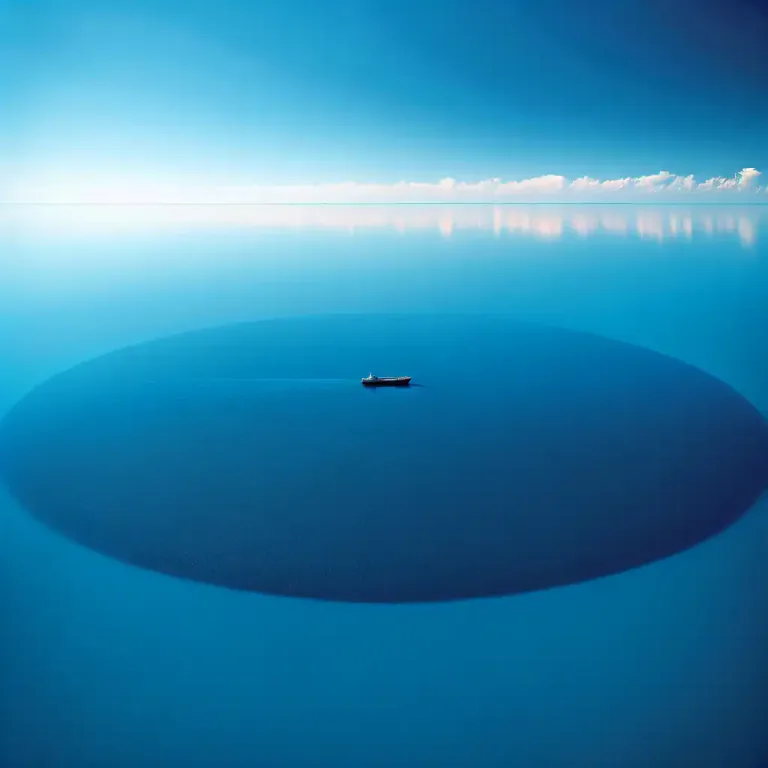 Visual representation of "sea" - A large lake